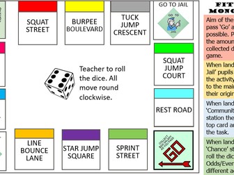 Fitness Monopoly