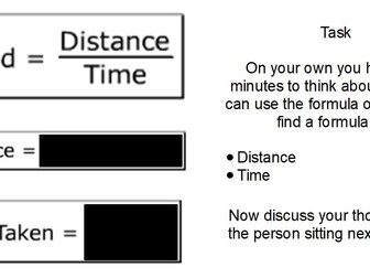 Distance-Speed-Time  lesson