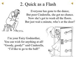 Quick As A Flash From Cinderella Mini Musical Teaching Resources