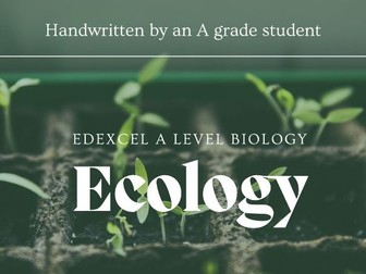 Ecology Notes A level Biology