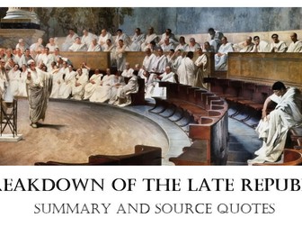 Late Republic Revision Guide - OCR Ancient History