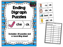 Ending Digraphs Puzzles