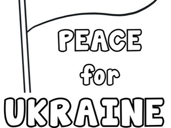 Support Ukraine Colouring Sheets