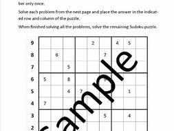 properties of logarithms sudoku puzzle by newmathworld teaching