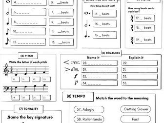 Year 7 Baseline Theory Test