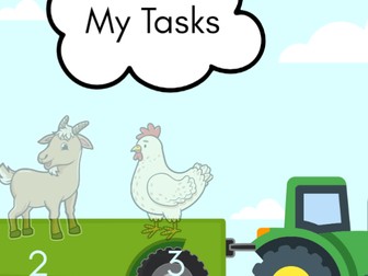 Task board - farm themed