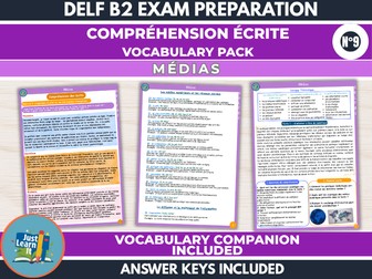 DELF B2 Reading & Vocabulary: Les Médias