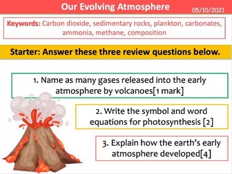 Our Evolving Atmosphere