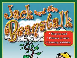 Jack & the Beanstalk: Read & Color