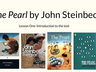 The Pearl by Steinbeck: whole scheme to develop skills of critical reading and creative writing