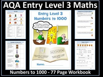 AQA Entry Level 3 Maths: Numbers to 1000