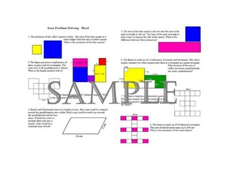 Variation on Area and Perimeter Problem Solving