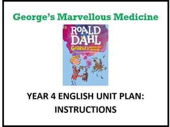 Y4 Instructions - George's Marvellous Medicine
