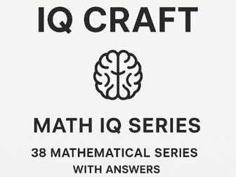 Preparation for IQ test series