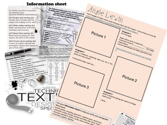 Art/Textiles - Angie Lewin Research Bundle