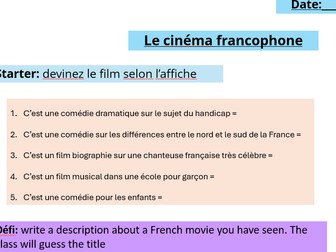 Le cinéma et le festival de Cannes (KS3-KS4)