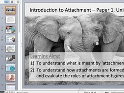 AQA New Spec Attachment Lesson 1 - Schaffer & Emerson