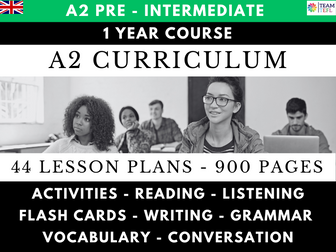 ESL TEFL A2 Pre Intermediate Curriculum Course Book