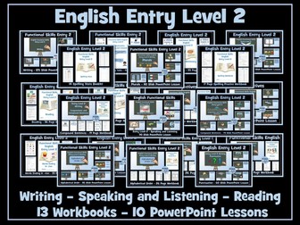English Functional Skills Entry Level 2 Bundle