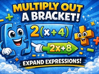 Multiply  out a single bracket Full lesson