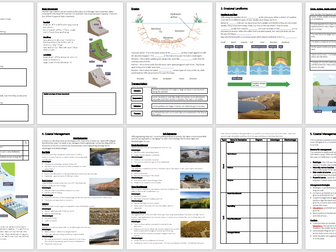 Coasts Revision Booklet - AQA Geography GCSE