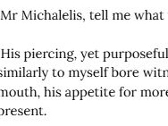 Michaelis Recast The Great Gatsby