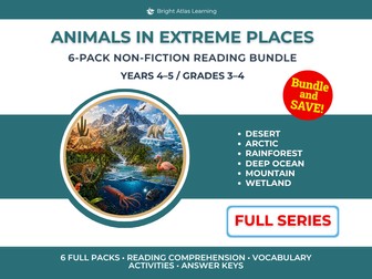 Animals in Extreme Places Full Bundle | KS2 | Y4–5