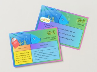 “Blueback” Guided Reading Unit: 64 Custom Slides, Printable Materials, and Versatile Formats.