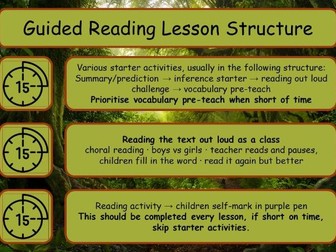 The Great Kapok Tree - Guided Reading 5-lesson Unit
