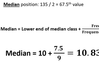 Median and Quartiles from Histograms
