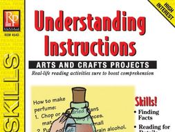 Understanding Instructions: Arts & Crafts Projects