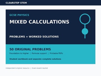 GCSE Physics Mixed Problems and Solutions