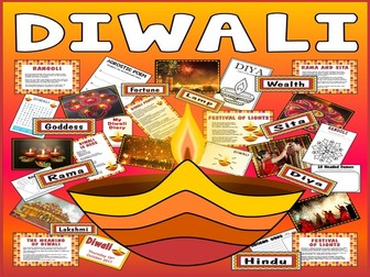 DIWALI  RESOURCES KS1 KS2 FESTIVAL OF LIGHTS HINDI SIKH RELIGION R.E