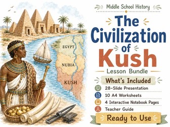 The Civilization of Kush | Ancient Africa Middle School History Lesson Bundle
