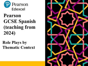 Role-play Booklet for Edexcel New GCSE Spanish