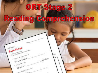 ORT Stage 2 Reading Comprehension Posh Shops