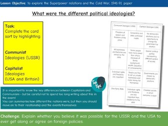 Edexcel: What was the Cold War?