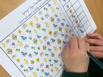 Spring I-Spy Counting to 20 – Differentiated