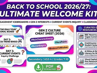 First Week Activity Pack & Tutor Room Display Board Set