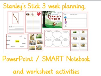 Stanley's Stick Y1 Planning, Slides and Resources