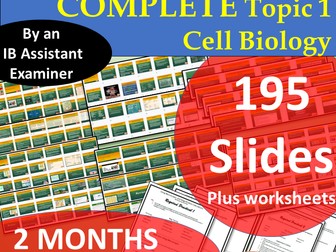 IBDP Biology Topic 1 Cell Biology Bundle + 2 Required Practical Guides