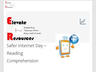 Safer Internet Day Reading Comprehension - Free Sample