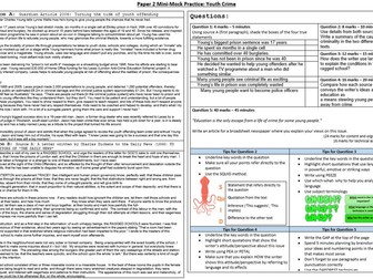 Language Paper 2 Mini Mocks