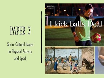 OCR A-Level Physical Education: Paper 3 Socio Cultural Factors in Sports