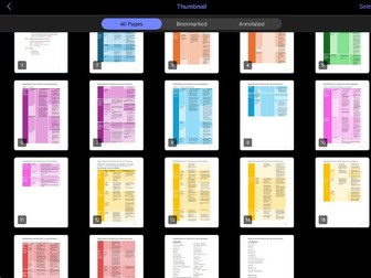 A-Level Spanish Pearson Edexcel Summary Grids for all units (Useful Speaking assessment resource)