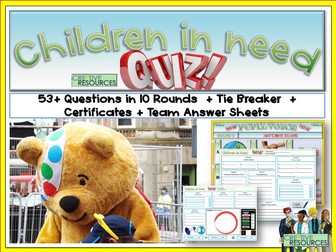 Children In Need Quiz