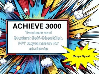 Achieve 3000 trackers, checklists, PPT