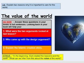 The value of the world