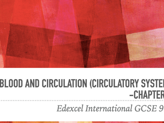 IGCSE International 9-1 Chapter 5 Circulatory system