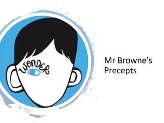 Wonder Lesson 1 - Mr Browne's Precepts